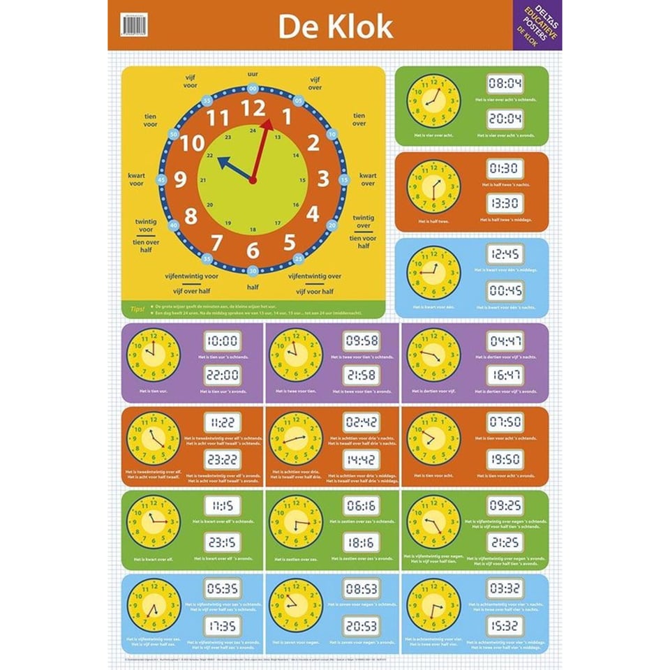 Educatieve Posters - De Klok