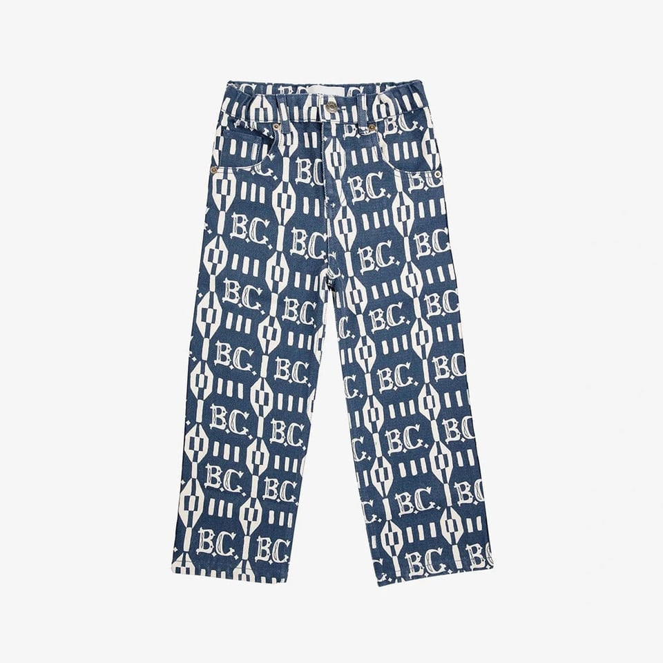 Bobo Choses B.C Vintage All Over Five Pockets Straight Pants