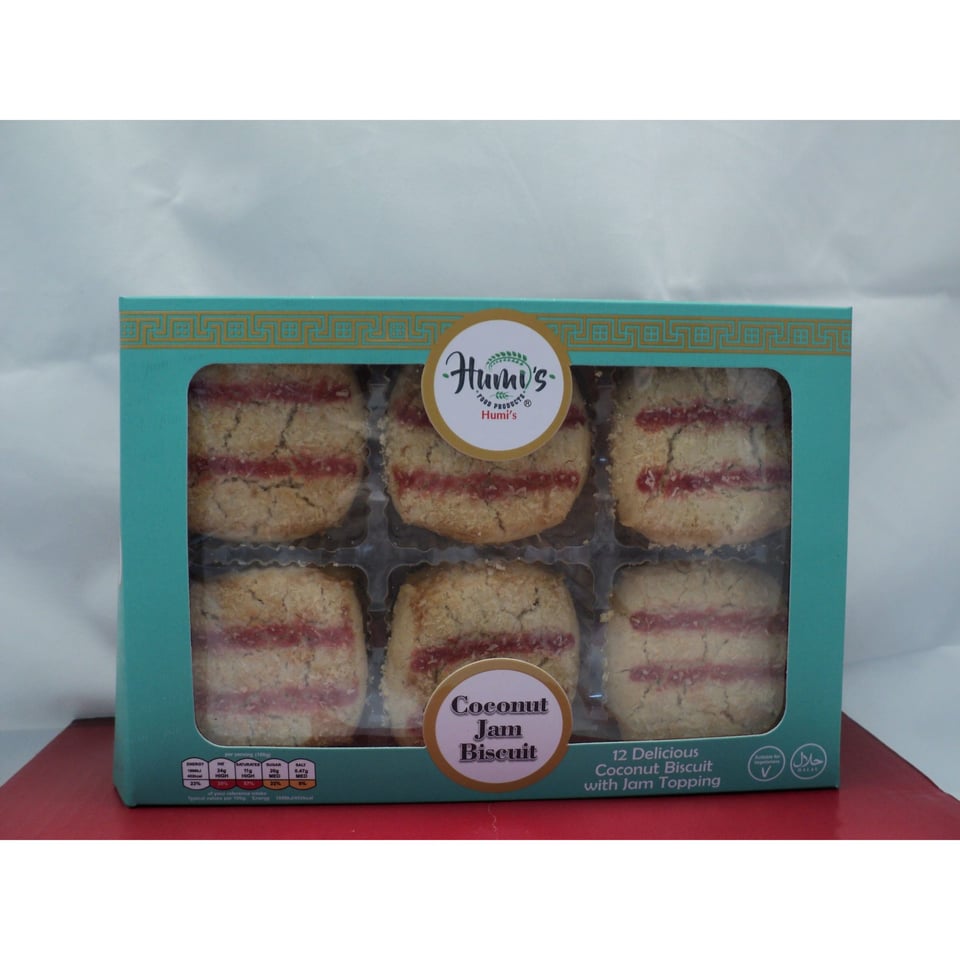 Humi's Coconut Jam Biscuits 12 Pieces