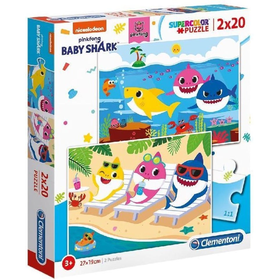 Clementoni Baby Shark 2x20