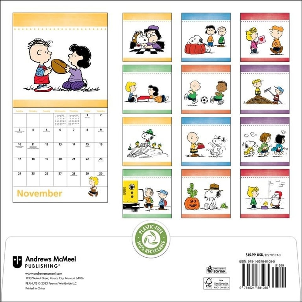 Peanuts 2024 Calendar - 2024 Kalender