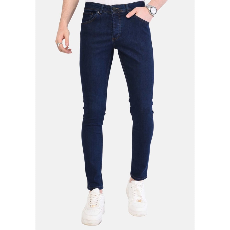 Klassieke Spijkerbroek Heren Slim Fit - DP/S-57 NW - Blauw