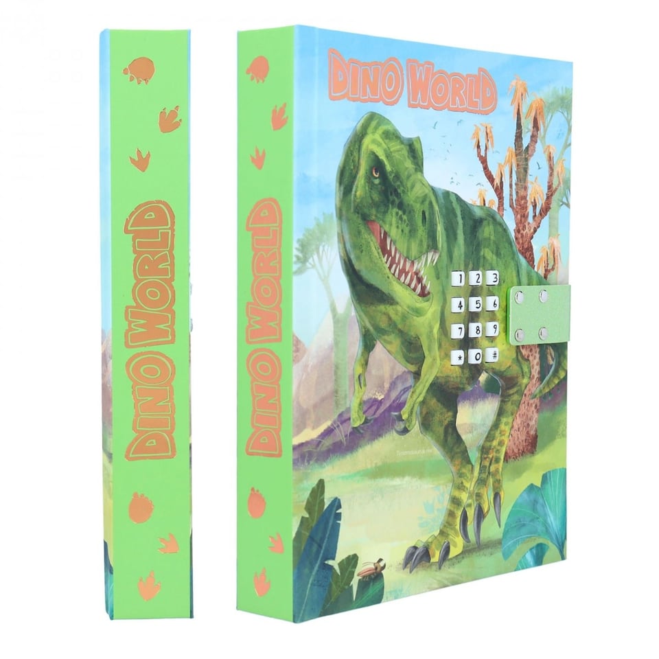 Depesche Dagboek Met Geheime Code en Muziek Dino World 5+