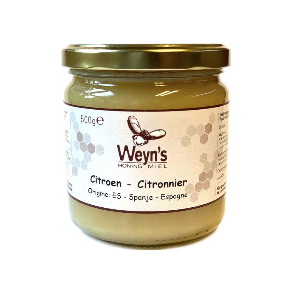 Citroenhoning Vast Italië 500g Weyn's (Crème)