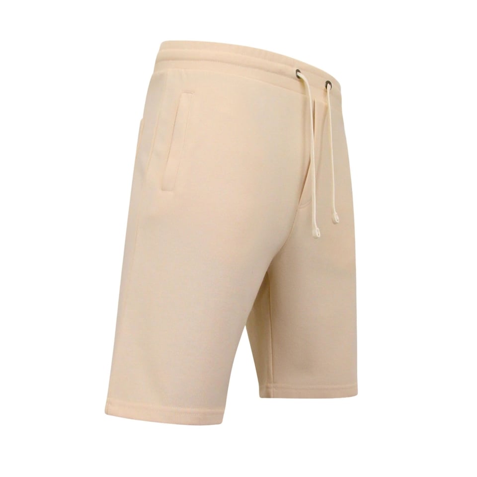 Joggingstof Korte Broek Mannen - Beige