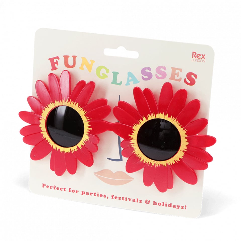 Rex London Funglasses Zonnenbloem Rood