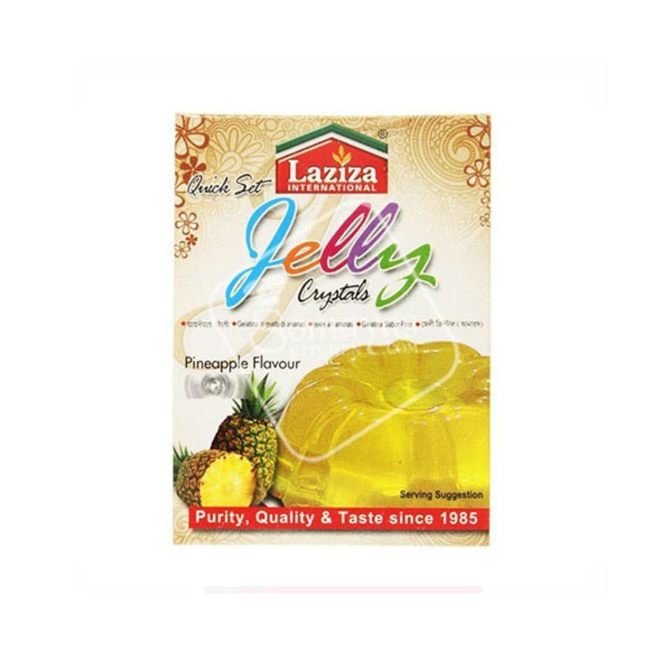 Laziza Pineapple Flavored Jelly 85 Grams