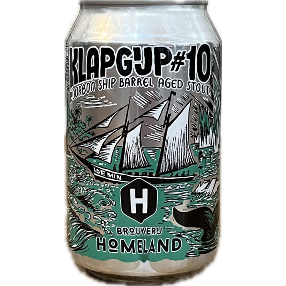 Homeland Klapgijp #10 Bourbon Ship Barrel Aged Stout 330ml