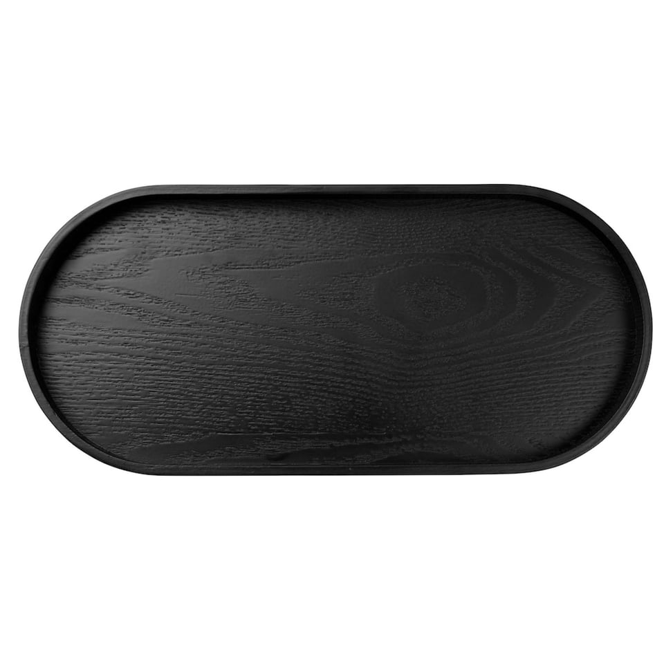 Tray Hout Dark 35,5 Cm