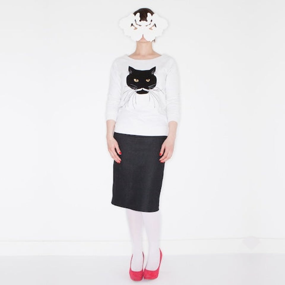 STUDIO CATTA Sweater Panda the cat