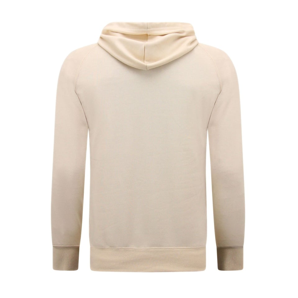 Hoodie Heren - Classic Hoodies Met Capuchon - Beige