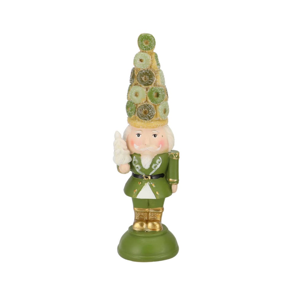 Beeld Notenkraker Candy Green 10x31cm 3 Tinten