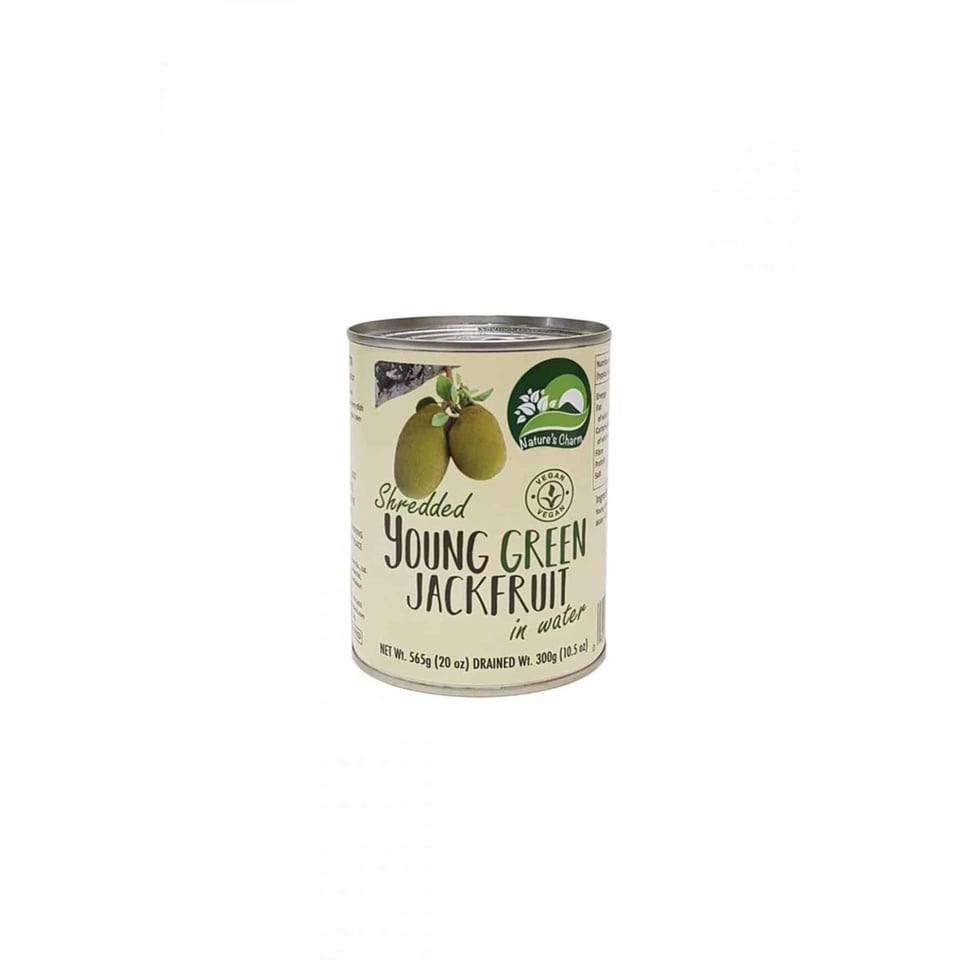Nature's Charm Young Groen Jackfruit (Shredded) in Water 565g