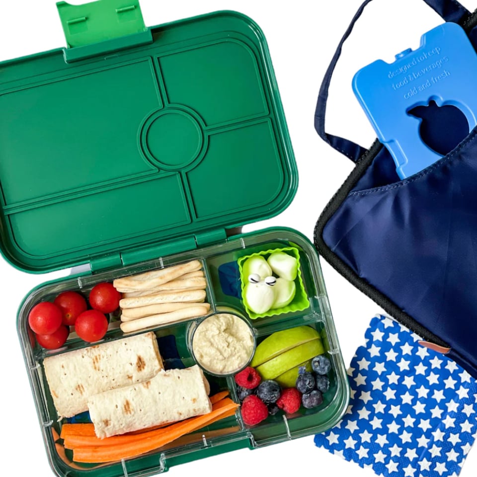 Yumbox Tapas XL 5 Vakken Greenwich Green / Jungle - Groen