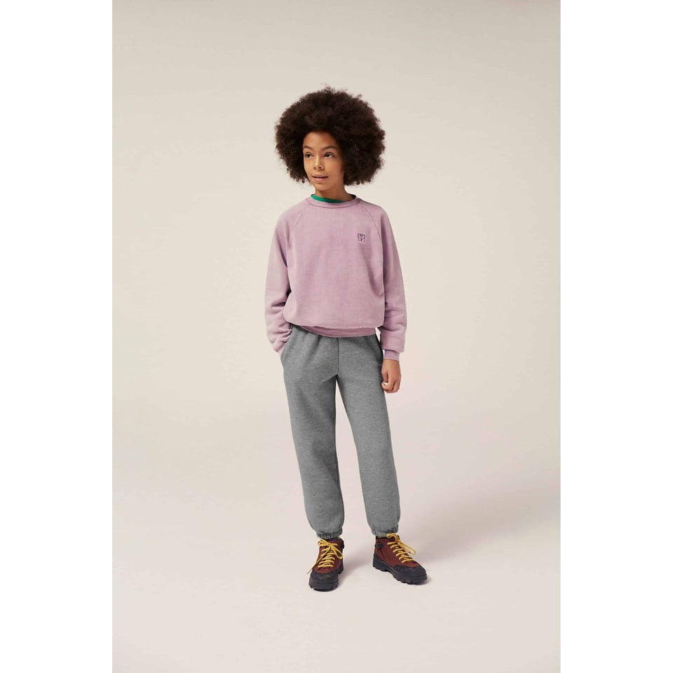 The Campamento Purple Washed Oversized Kids Sweatshirt