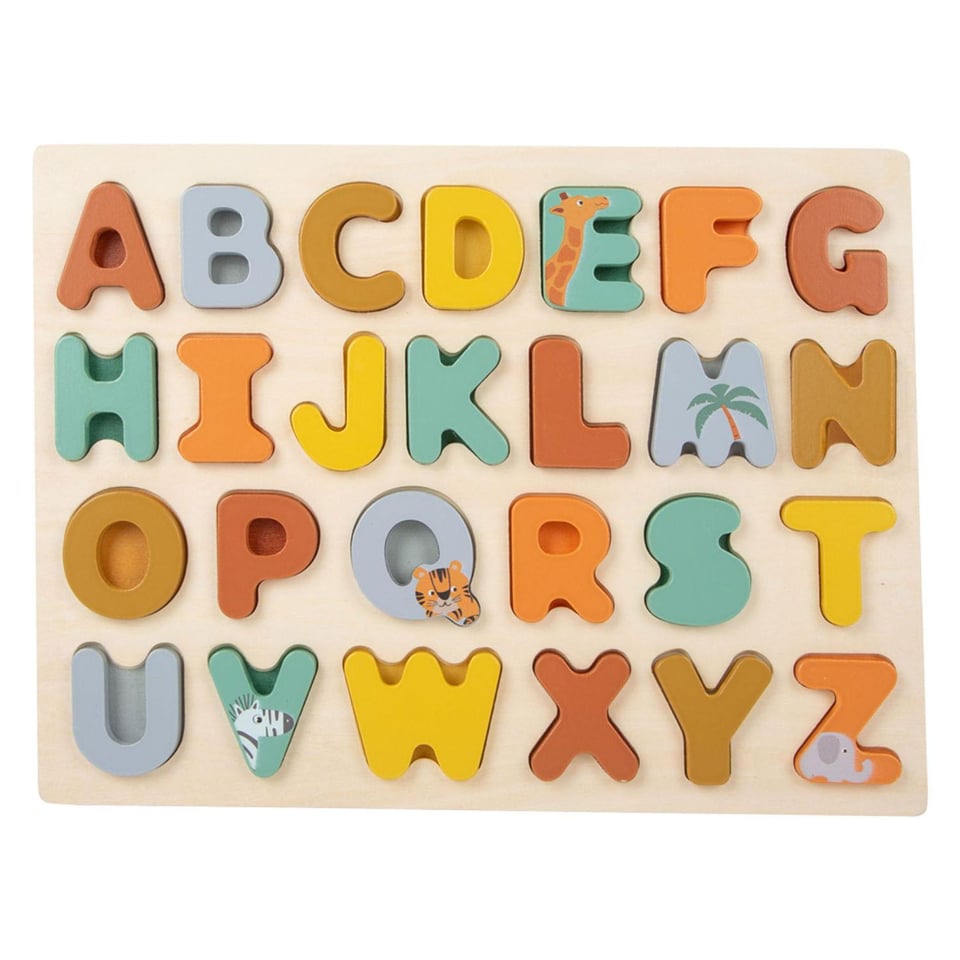 Houten Puzzel - Letters