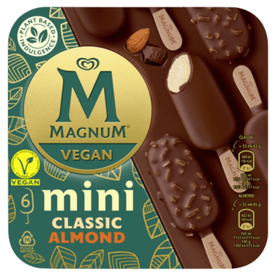 Magnum Mini Classic & Almond Vegan