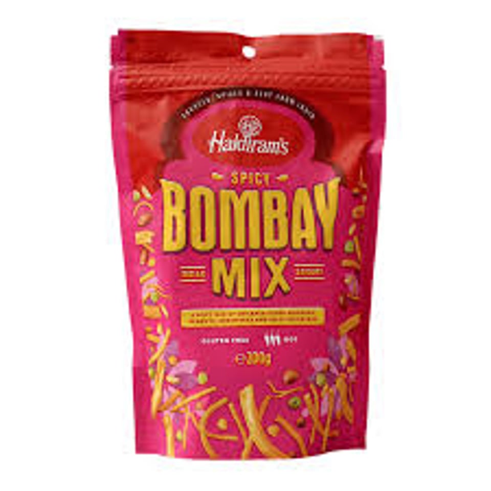 Haldiram's Spicy Bombay Mix Gluten Free Hot 200 Grams