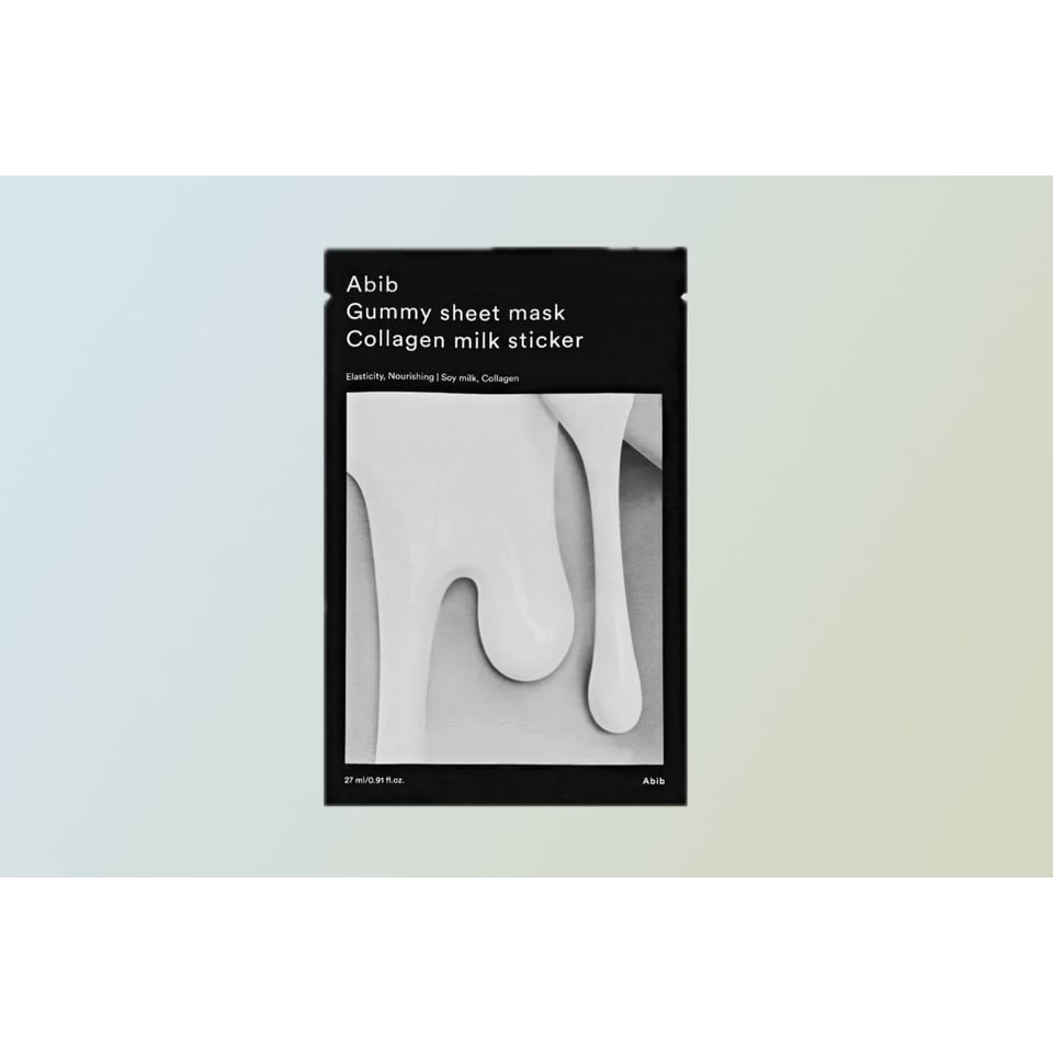 Gummy Sheet Mask Collagen Milk Sticker