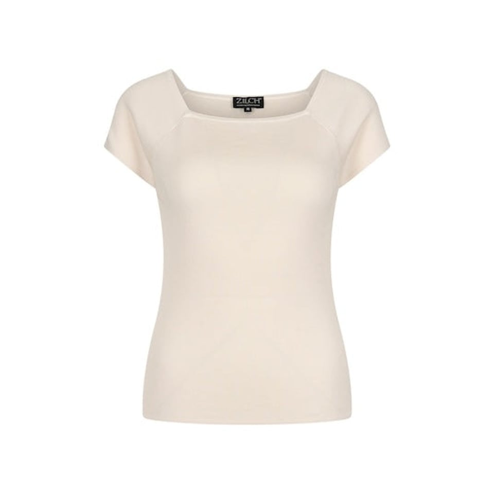 ZILCH Top Short Sleeve Off White