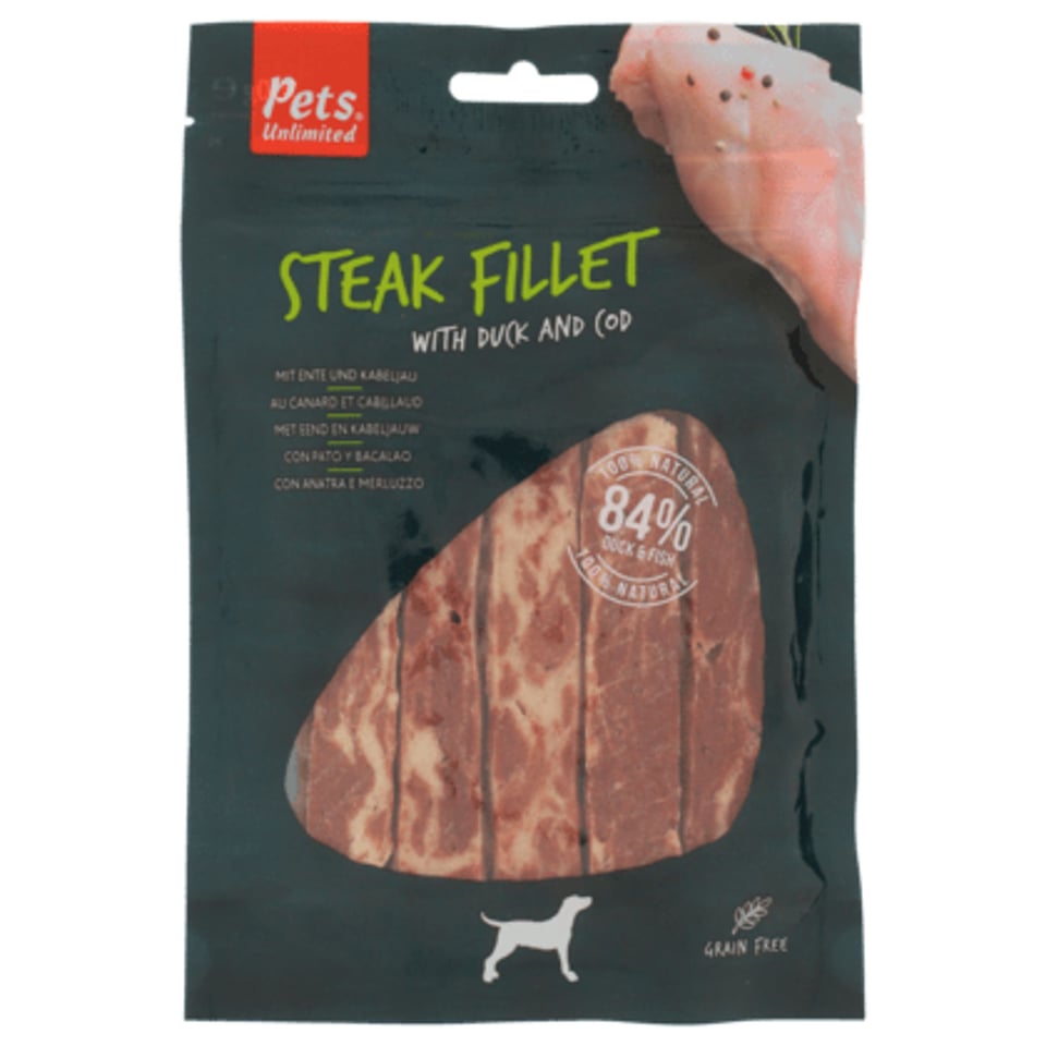 Pets Unlimited Steak Fillet Duck