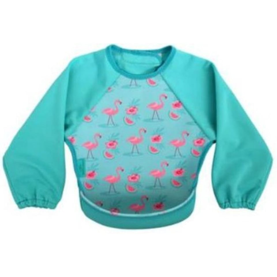 Bibetta Mouwslab Flamingo Helder Blauw