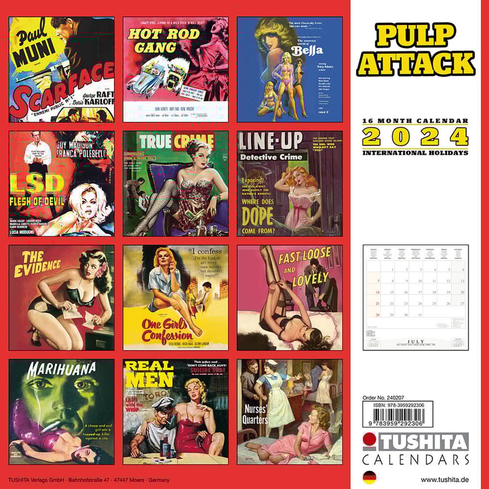 Pulp Attack 2024 Kalender