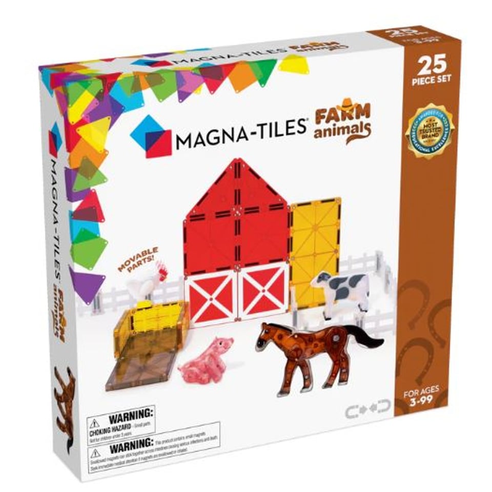 MAGNA-TILES Farm Animals 25 Piece