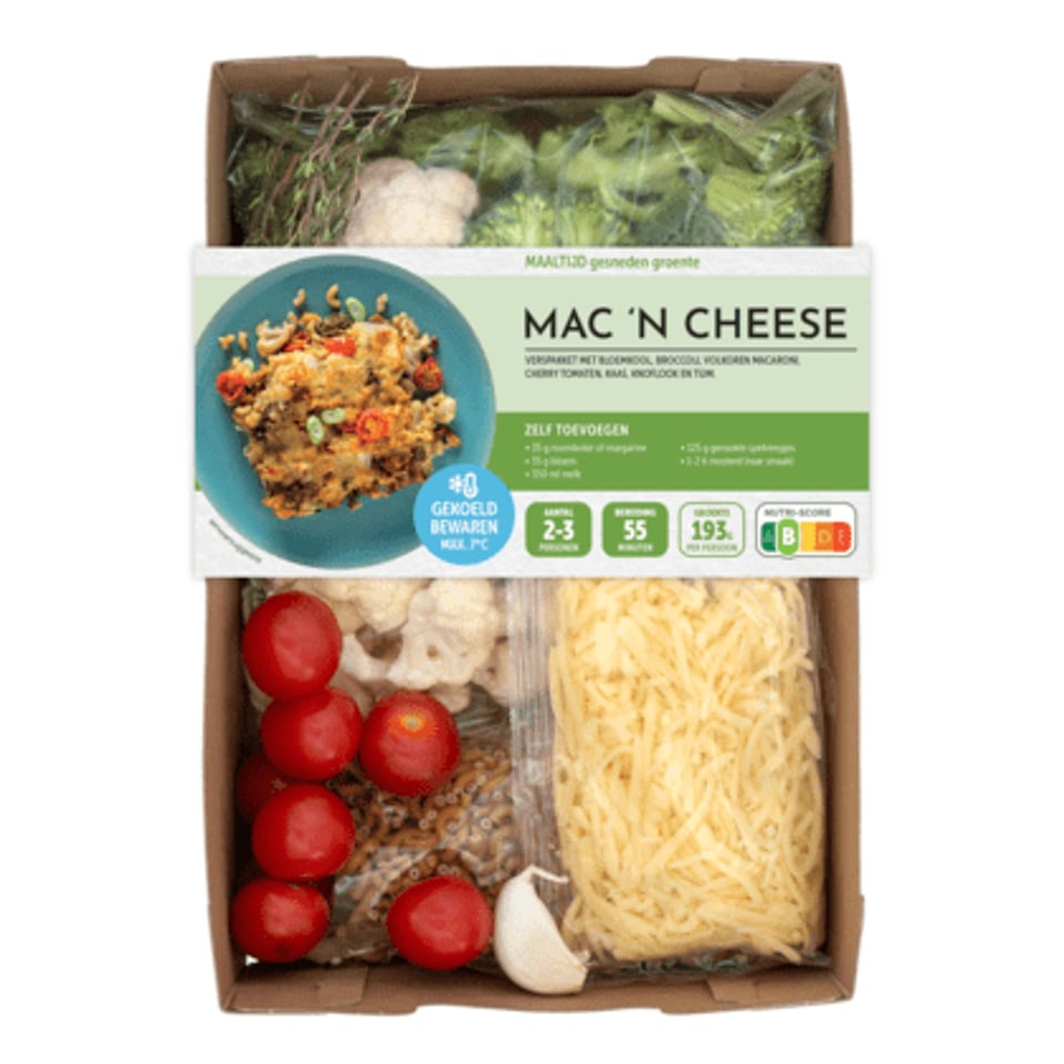 Fresh & Easy Gekoeld Verspakket Mac 'N Cheese 2p