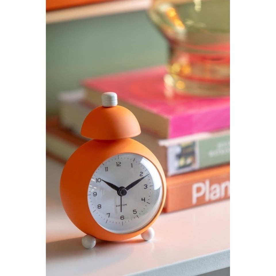 Present Time Alarm Klok Chaplin Helder Oranje