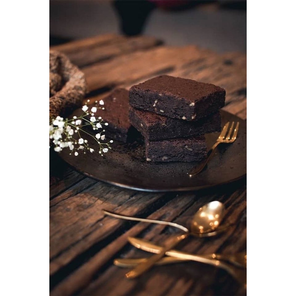 Dark Chocolate Walnut Brownie