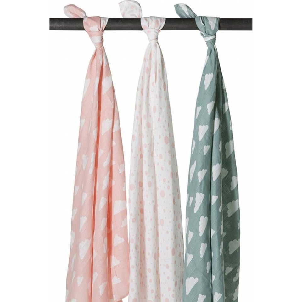 Meyco Swaddle Hydrofiel 3 Pack Clouds