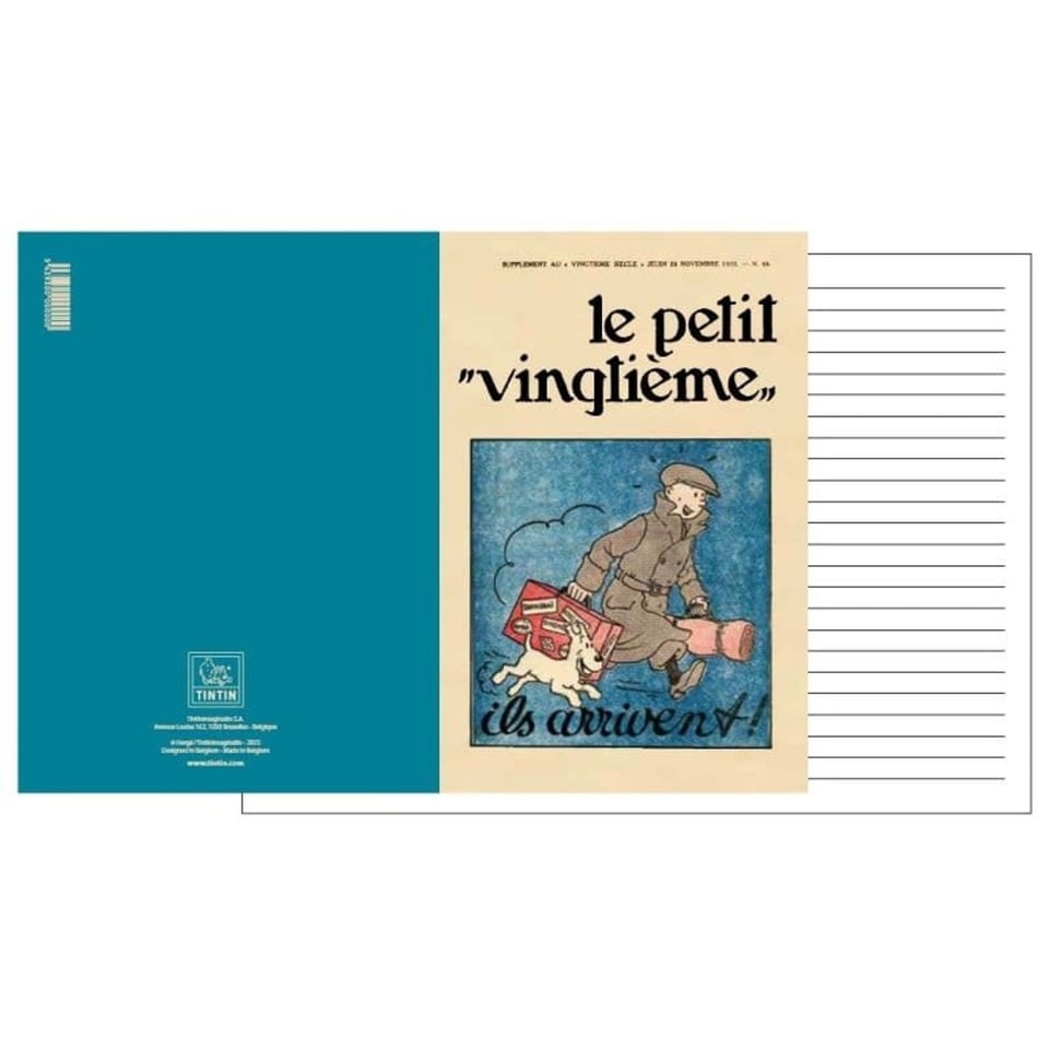 Kuifje Notitieboekje Groot - Le Petit Vingtième - De Thuiskomst