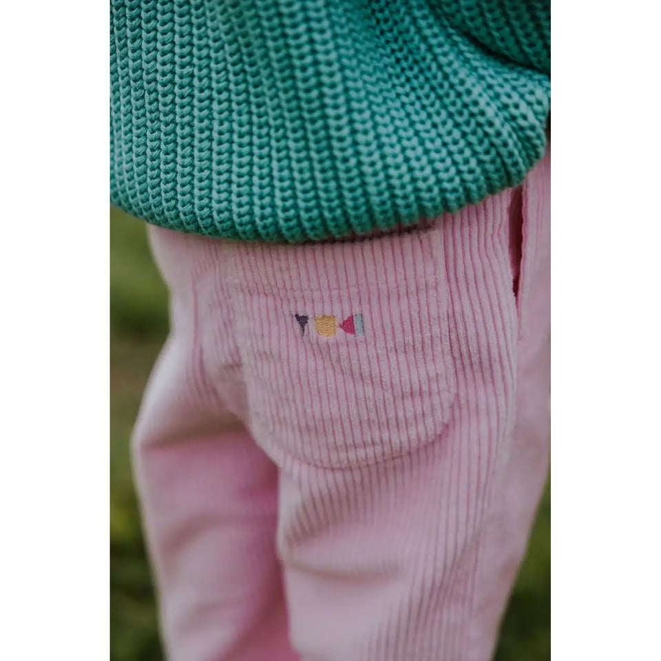 Yuki Kidswear Corduroy Trousers Beau - Bubble Gum Pink