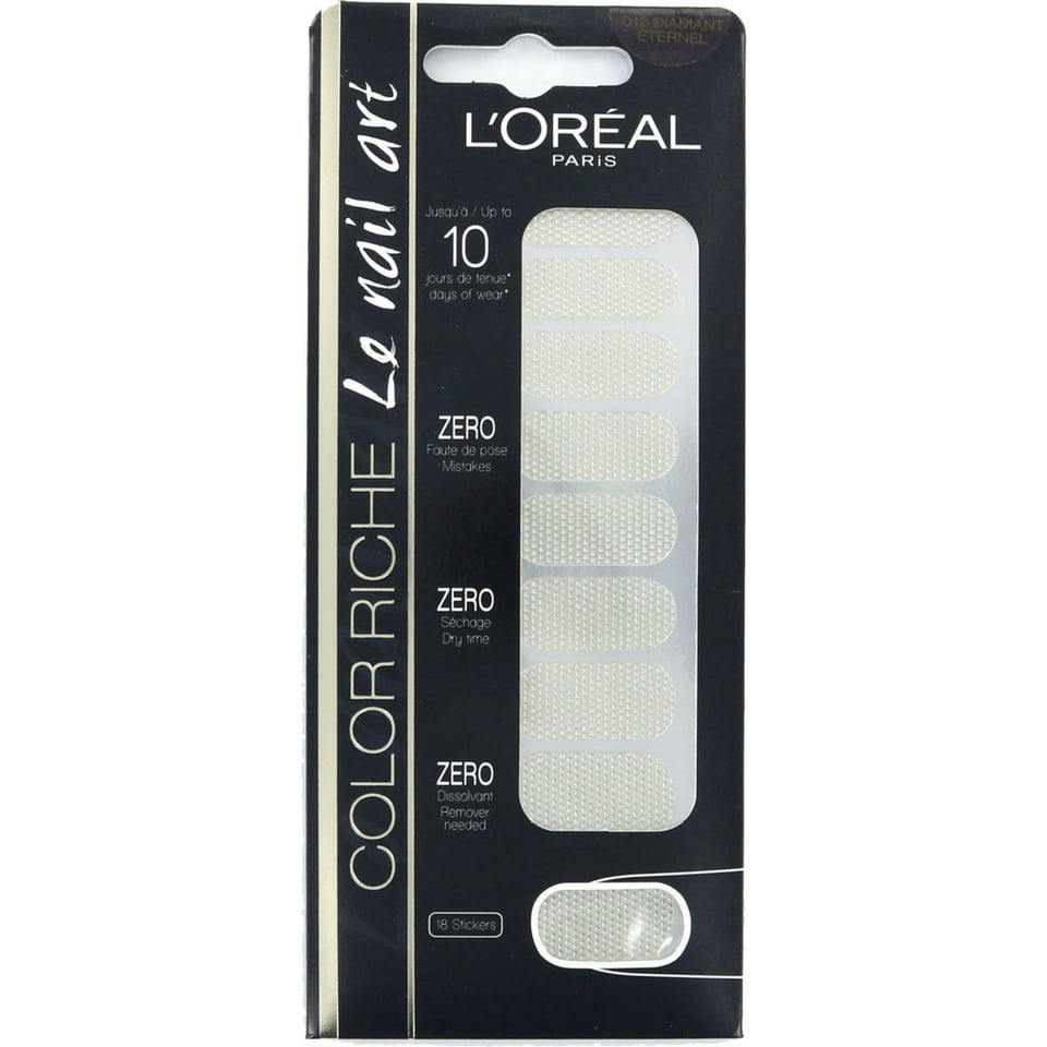 L’Oréal Paris Color Riche Nail Art - 12 Diamant Eternel - Nagelstickers