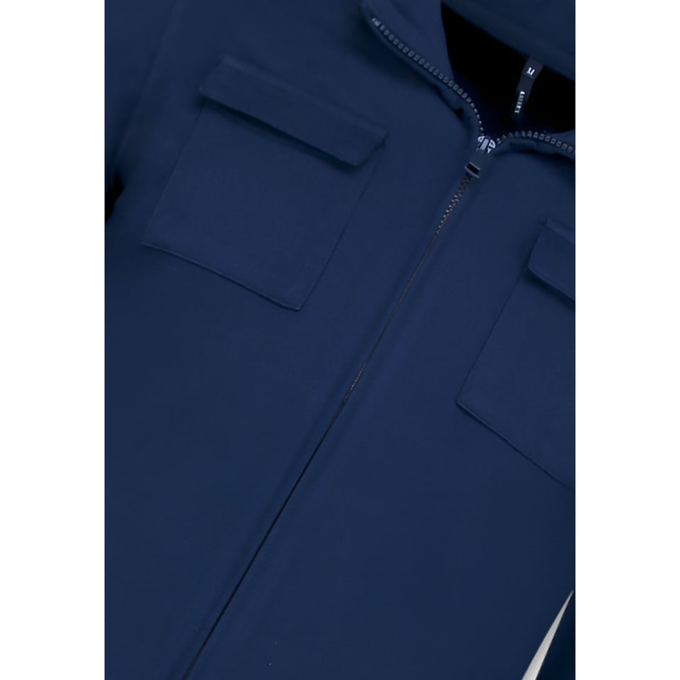 Heren Vesten Met Rits - Zonder Capuchon - Sweatvest Heren - 579 - Blauw