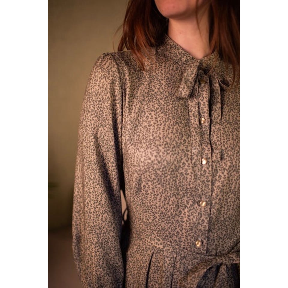 VERY CHERRY Niko dress leopard