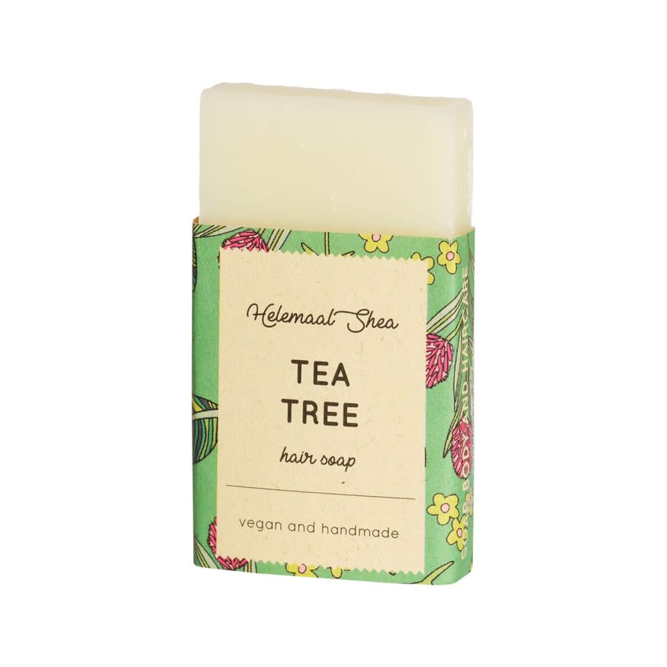 HelemaalShea Tea Tree & Mint Haarzeep - Mini / Tester