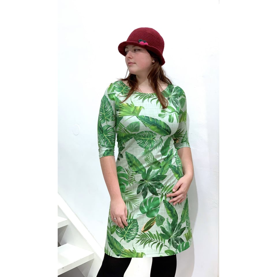 Green Leaves Dress