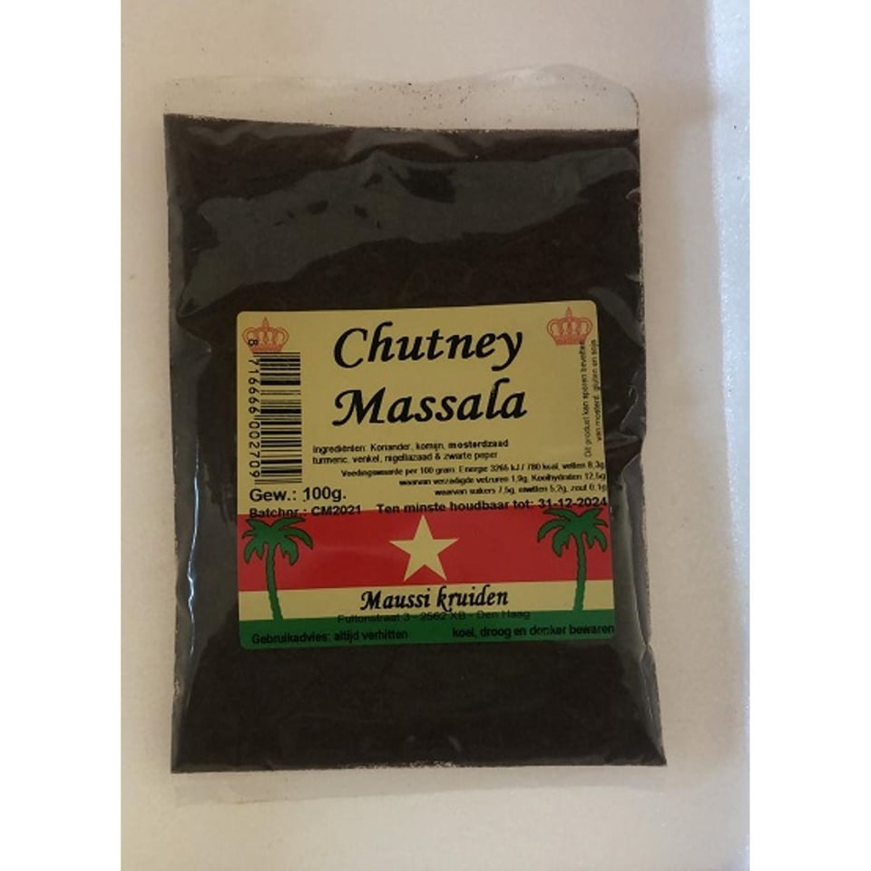 Maussi Kruiden Chutney Massala 100 Grams