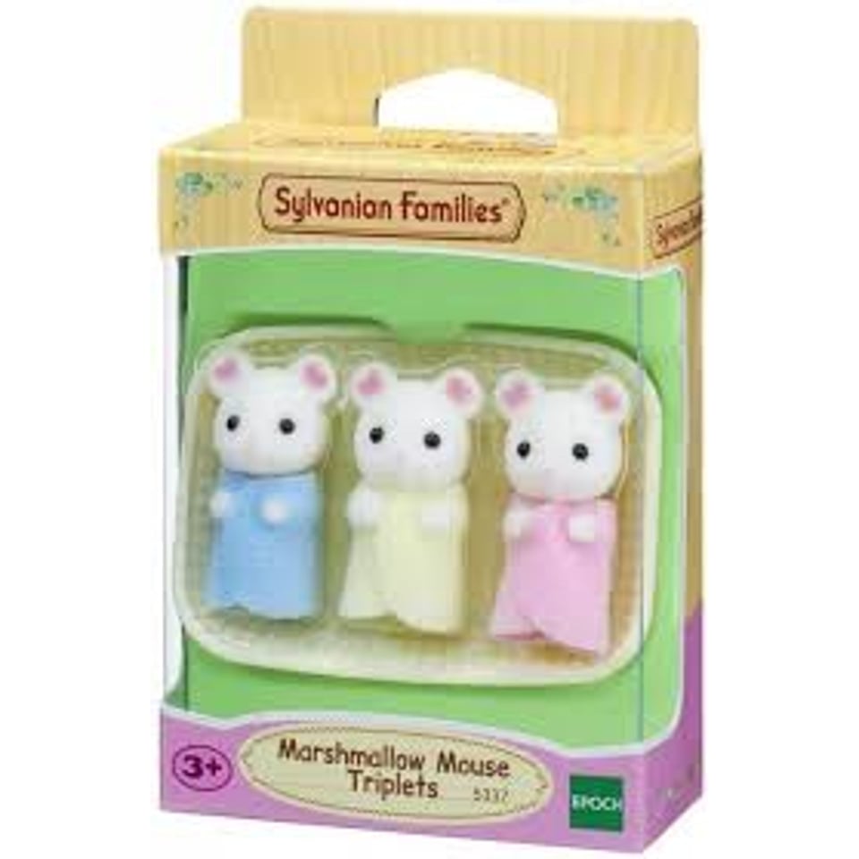 Sylvanian Families Marshmallow Mouse Triplets