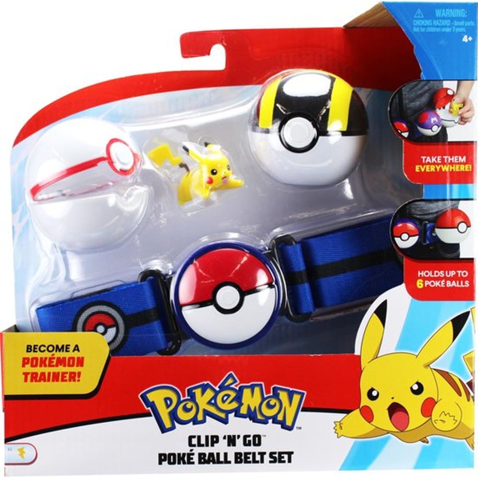Pokemon Clip N Go Poke Ball Belt Set
