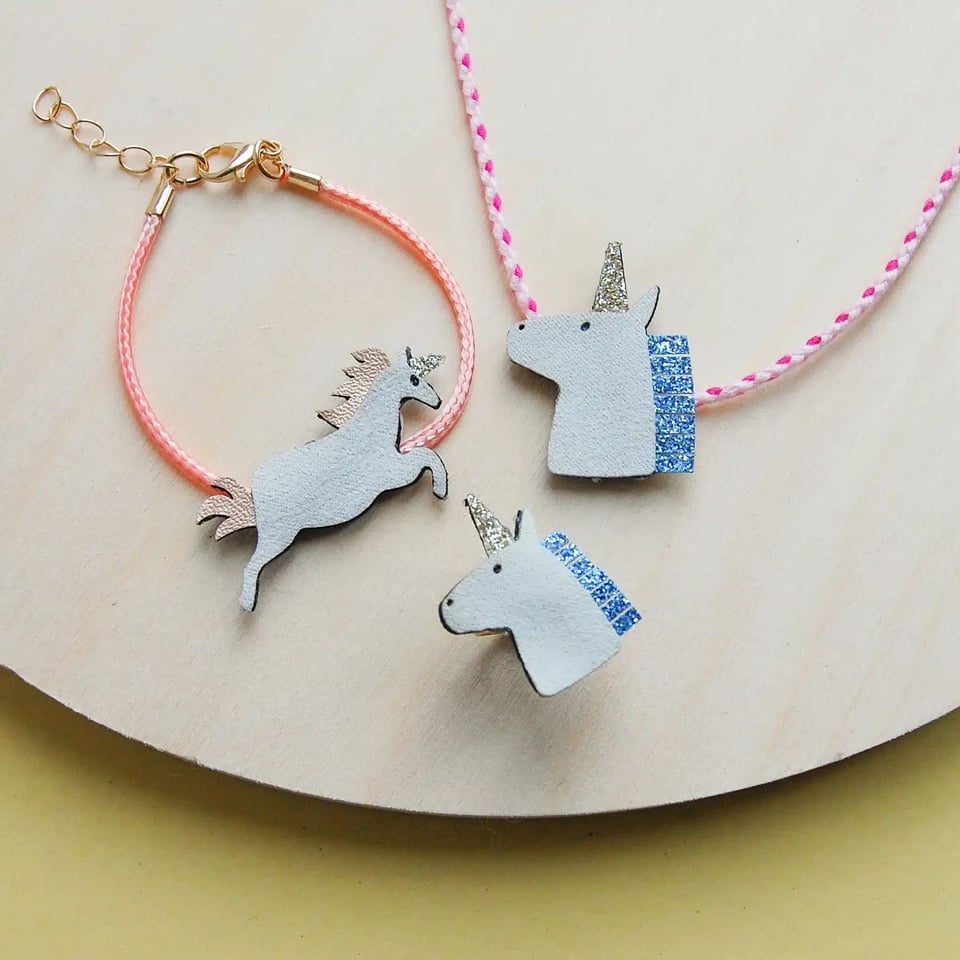 Mimi & Lula Unicorn Jewellery Set