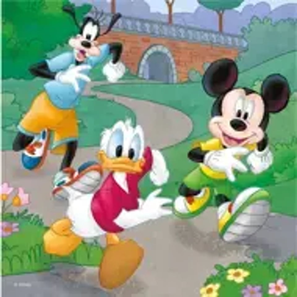 Puzzel Disney Mickey Mouse & Friends - 3x Puzzel - 3x 55 Stukken