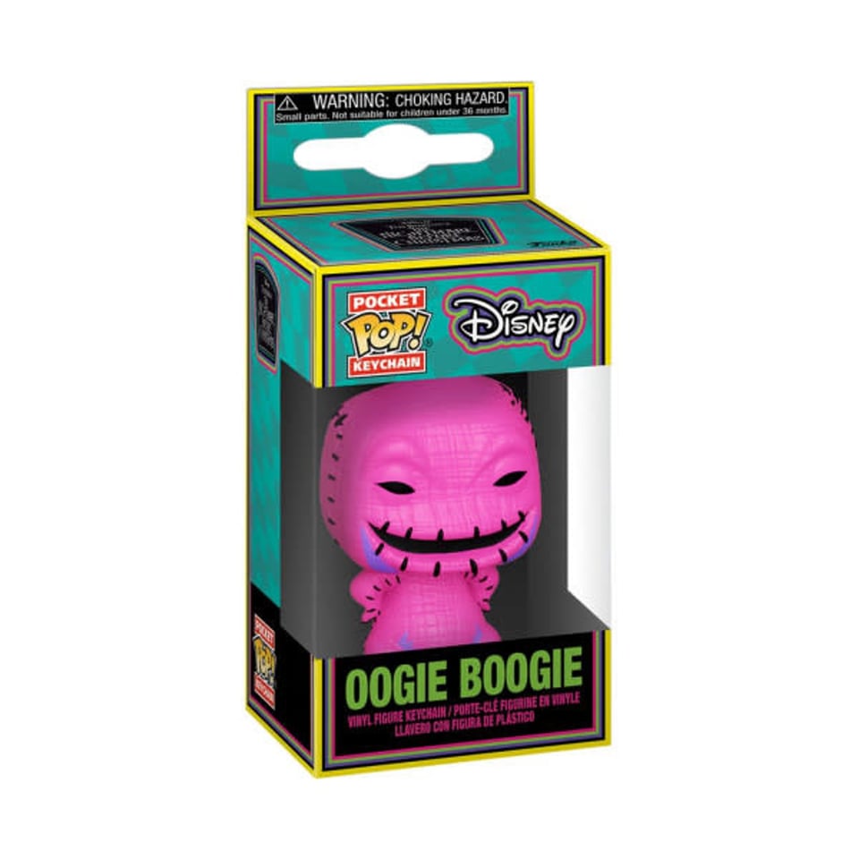 Pocket Pop! Keychain Nightmare Before Christmas Blacklight - Oogie Boogie