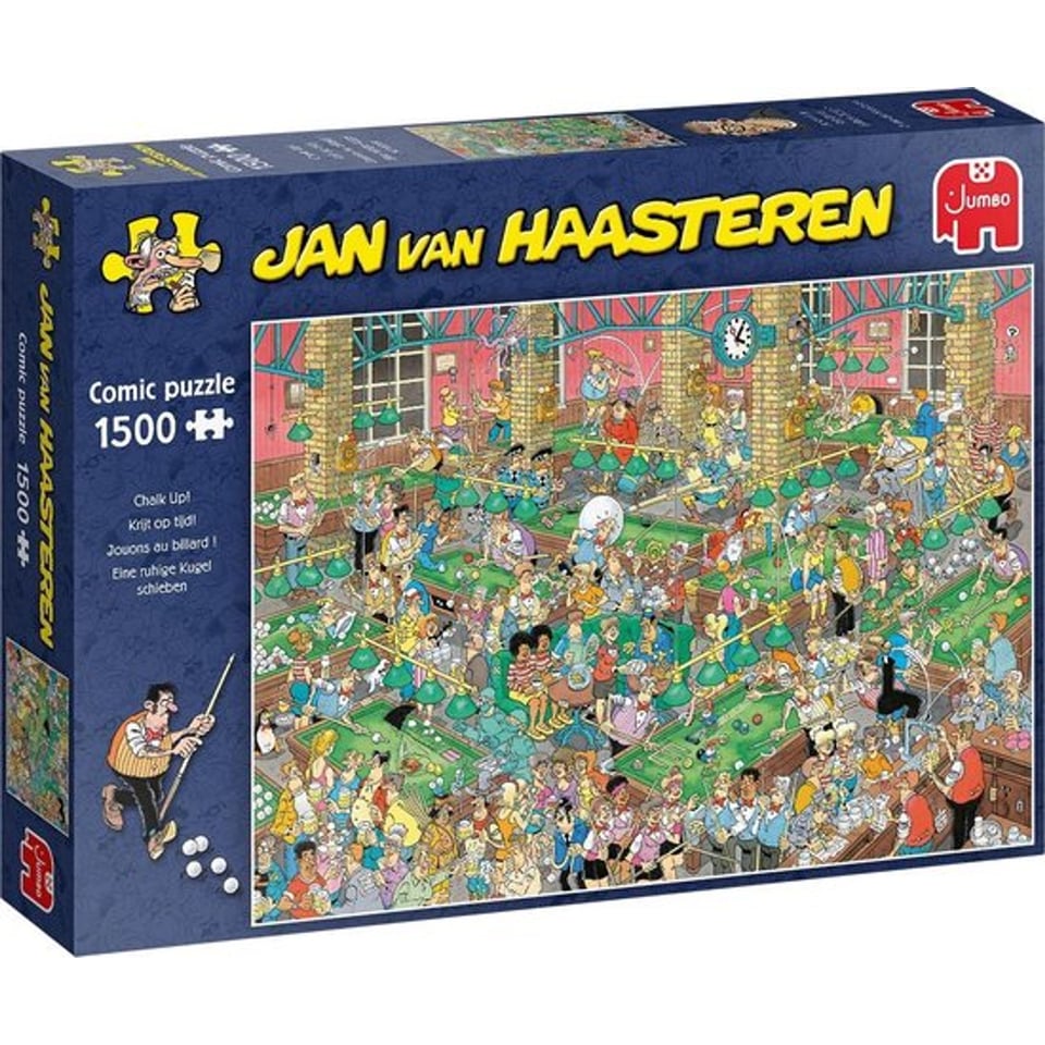 Jan Van Haasteren Puzzel Krijt Op Tijd 1500 Stukje