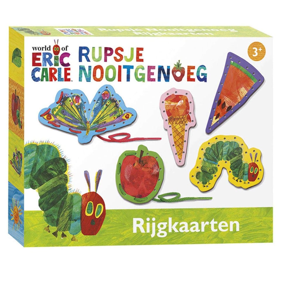 Rijgkaarten - Rupsje Nooitgenoeg