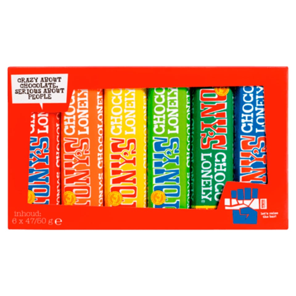 Tony's Chocolonely Proeverijtje Chocolade Fairtrade