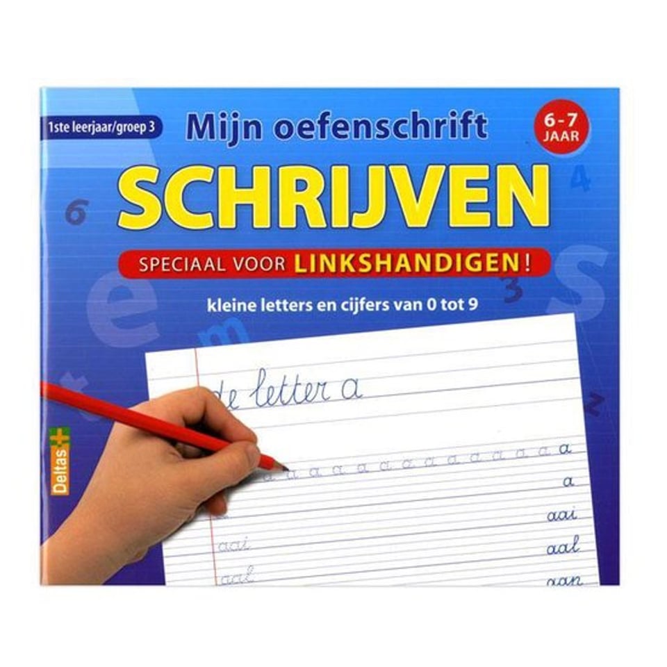 Speciaal Voor Linkshandigen! Mijn Oefenschrift Schrijven -Kl