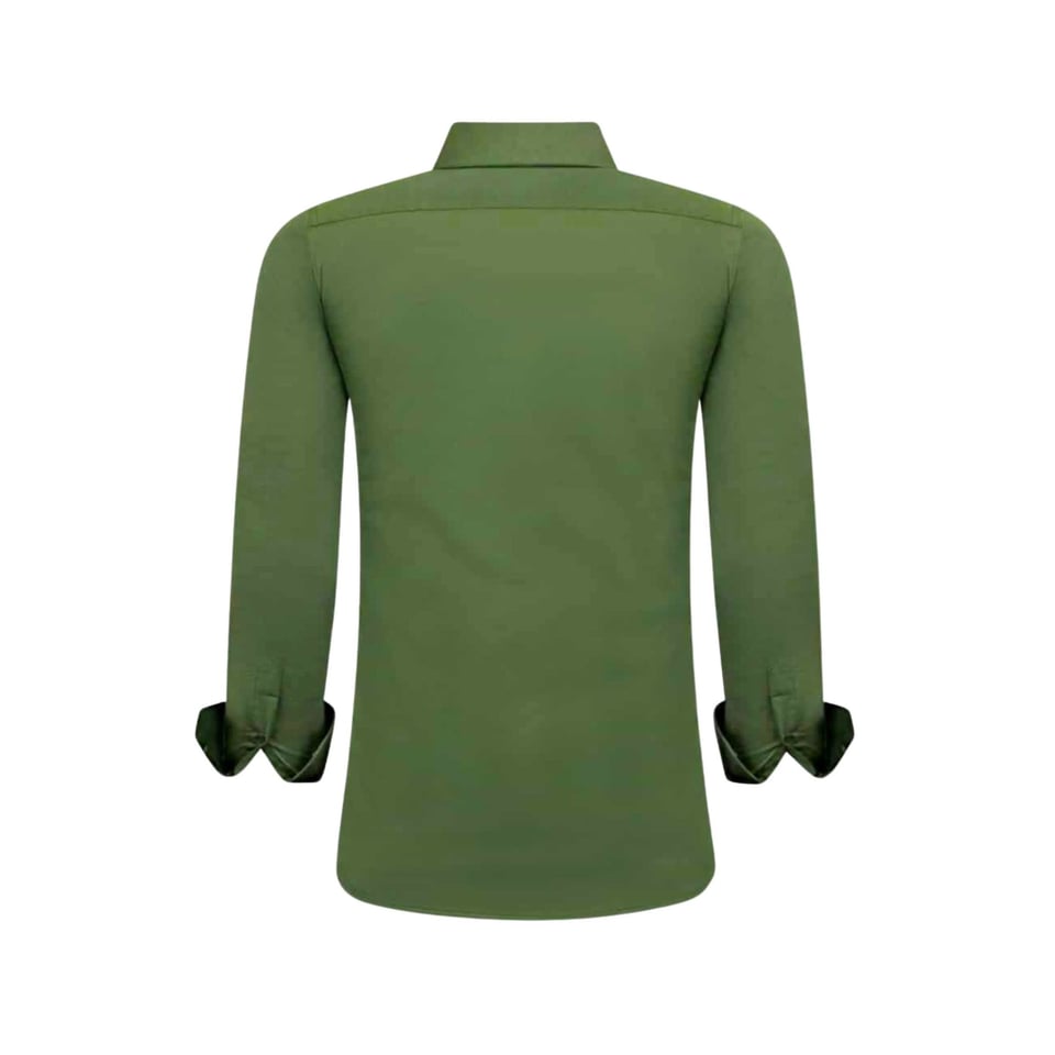 Exclusieve Blanco Overhemden Heren - Slim Fit - 3083 - Groen